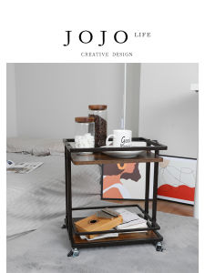 JOJO LIFE | Luxury Wheel Mobile Bedroom Storage Rack