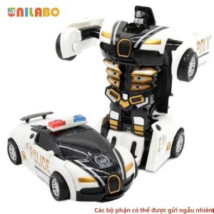 Đồ Chơi Xe Thể Thao Robot Có Thể Biến Đổi Đầy Màu Sắc - Không Cần Pin Mô Hình Học Tập Chơi Giáo Dục Xe Quà Tặng Cho Trẻ Em Từ 4-12 Tuổi