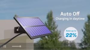 Đèn Năng Lượng Mặt Trời Siêu Sáng Ngoài Trời Cảm Biến Chuyển Động LED Đèn Tường Sân Vườn Chống Nước IP65 Với 3 Chế Độ Hoạt Động Công Suất Mạnh Mẽ Sử Dụng Năng Lượng Mặt Trời