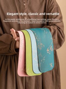 JISU | Elegant Chinese Style Zen Tea Mat Double-Sided