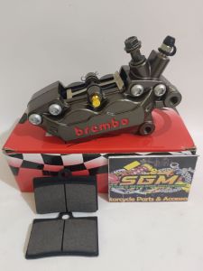 KALIPER BIGPOT BRCMBO 4PISTON 4P AXIAL KANAN BABET UNIVERSAL ( FREE KAMPAS CADANGAN )