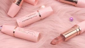 [COD]Lipstik Jelly Bunga Kering Pelembab Tahan Lama Tahan Air Tidak Pudar Berubah Warna Balsem Bibir -💖Catherine
