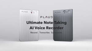 Plaud Note AI Voice Recorder with Magnetic Case | Transcribe & Summarize with AI Technology | Note Taker for Meetings & Calls - Navy Blue
