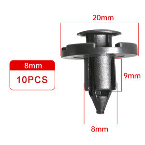 RYSJM | 10PCS Push Type Retainers Clip Bumper Clips 1006521 00 A Powerful Fixing Force Replacement For Tesla Model 3 Y S X New Car Rivet
