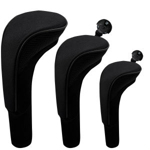 1 Gói Vỏ Bọc Đầu Gậy Golf Dạng Lưới Thoáng Khí Dành Cho Gậy Golf Cổ Dài Woods Hybrid Với Ba Tùy Chọn Màu Sắc