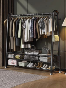 JUMEISHI | Movable Coat Rack Simple Floor Storage