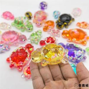 TEKANAI | Popular Night Glow Mini Crystal Turtle and Crab Stackable Toy