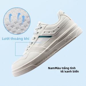 Erke | Giày Thể Thao Nam MESH Trắng Mới Thu