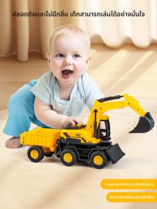 รถกู้ภัยเด็กแบบอิมพั๊คตีน้ำหนัก กางเกงขาสั้นแบบมีเสียงและแสง รถบรรทุกเครื่องมือก่อสร้าง รถบรรทุกแบบมีเสียงและแสงสำหรับเด็กผู้ชายและเด็กวัยเตาะแตะ