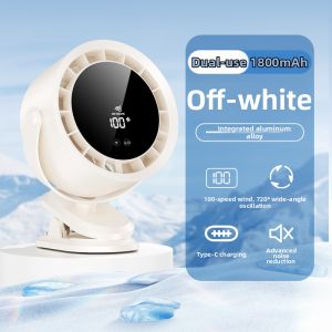 Portable Mini USB Fan Clamping Silent Office Desktop Student Dormitory Super Long Battery Life Outdoor Car Infant Electric Fan