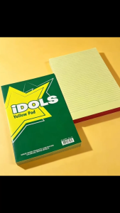 Trigem Metro Idols Yellow Pad - 80 Leaves Excellent Notebook for Students & Professionals