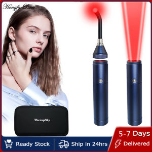 Hengfa Lina Portable Red Light Infrared Therapy Device Sore Canker Lip Therapy Handheld Removable Oral Physiotherapy Wand Health Pain Relief
