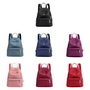 Thời trang không thấm nước nữ ni lông ba lô với nhiều ngăn và dây kéo cho các trường học du lịch và sử dụng bình thường trong màu sắc tươi sáng