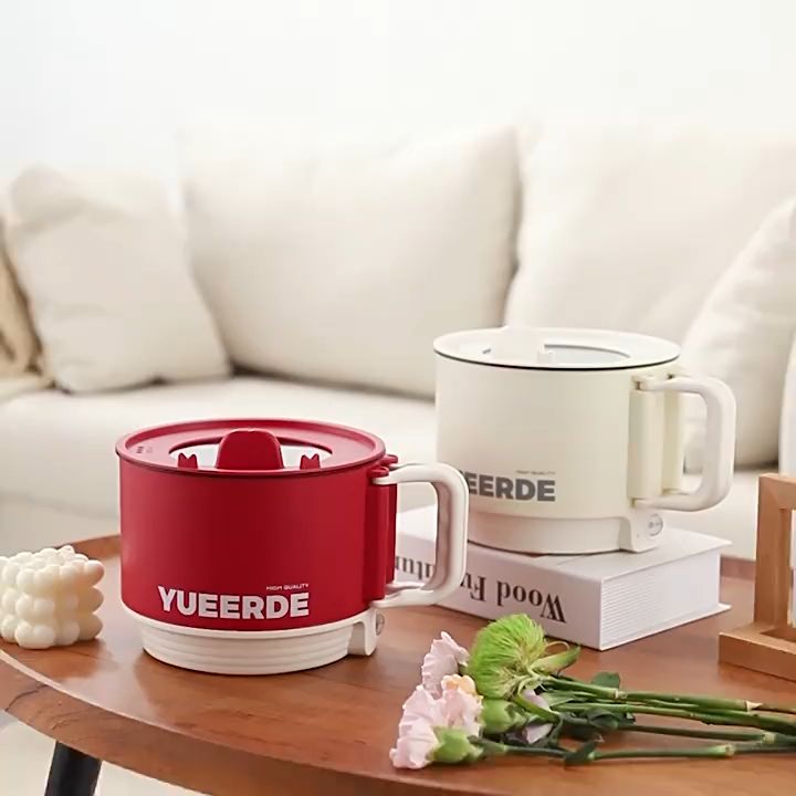 KONKO 1.6L Mini Dormitory Electric Cooker with Steamer Frying Pan cooking pot 泡面锅 Food Noodle Pot Multifunctional Small Cooker Portable Mini Hot Pot 【Malaysia 3 pin】 迷你电煮锅小火锅 Periuk Nasi multi pot electric mini