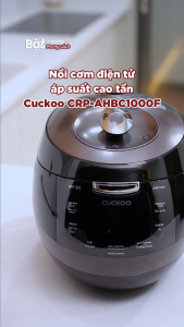 Nồi Cơm Điện Tử Áp Suất Cao Tần Cuckoo 1.8 Lít CRP-AHBC1000F /GRGRCRCKV - Lòng nồi X-Wall Black cao cấp