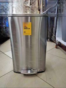OMAGA STAINLESS STEP BIN 7L 9L 30L 40L 50L rectangular only pedal bin