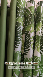 Golden55 Curtains - Kleir Design 3N1 SET - Perfect for Various Room Sizes