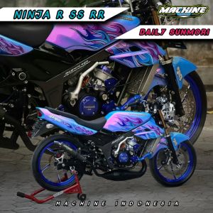 KNALPOT NINJA R SS RR COBRA MEDIUM HITAM DOFF HARIAN SUNMORI ORIGINAL MACHINE COPY CORSE HBY