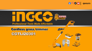 INGCO 20V CORDLESS GRASS TRIMMER | CGTLI20301 CGTLI20018