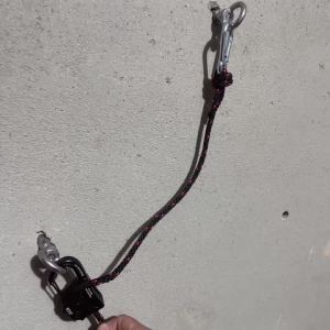 6mm 5m Camping Tent Cord Adjuster Wind Rope Tie Down Tightener Fastening Pulley Ratchet Awning Rope Buckle
