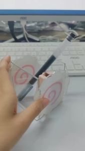 Kawaii Sweet Pen Holder Korean Style Desktop Organizers Box Cosmetic Brush Student Stationery Storage Box Home Office Supplies