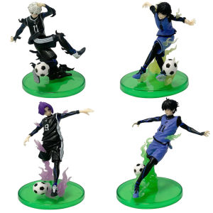Anime BLUE LOCK Jie Shiyi Nagi Makoto Shirou Voetbal Yoichi Bachira Meguru Figures Actiefiguur Model Speelgoed voor Kinderen Gif