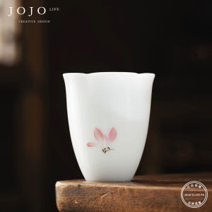 Ice Type Jade Porcelain Master Cup Dehua White Porcelain Tea Drinking Cup Drinking Tea Ceremony Chinese Style Ceramic Cup