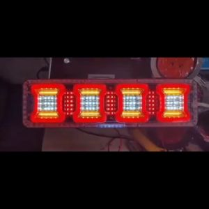 1 Pair(2pcs) - NEW MODEL HIGH BRIGHTNESS 24V (18" x 5") WATERPROOF TAIL LIGHTS For All Truck Trailer Elf Forward 10w/6w ISUZU FUSO HINO