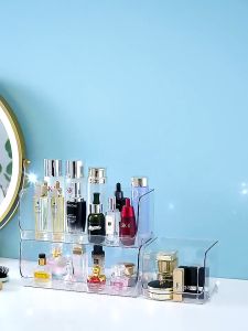 【SG STOCK】Stackable Cosmetic Organiser Makeup Organizer Skincare Organiser Stationery Organiser Water Cup Organizer Bathroom Mask Lipstick Facial Cosmetics Storage Box Desktop Rack