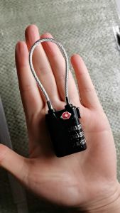 TSA Customs Code Lock 3-Digit Luggage Password Lock Travel Suitcase Code Padlock