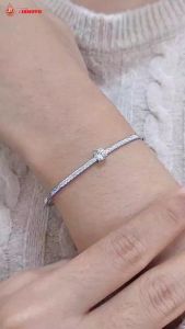Gelang Emas Mas Asli White Gold Bangle Nikie J5 Ismoyo