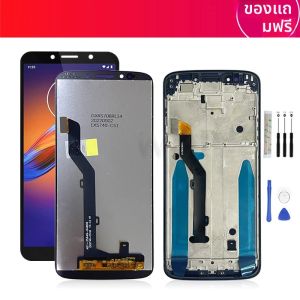 5.7 นิ้ว สำหรับ Motorola Moto G6 Play LCD XT1922-2 XT1922-1 จอแสดงผลหน้าจอสัมผัสอะไหล่ซ่อมแซมชุดประกอบดิจิไทเซอร์