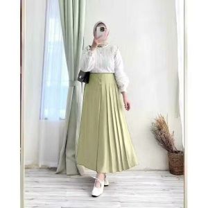 Celana Kulot Cellie Pleats - Kulot Wanita Model Rok Terbaru - Kulot Korean Style