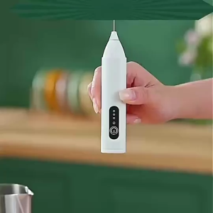1Pc Automatic Egg Beater Foam Mixer Electric Milk Frother Portable Kitchen Tools Rechargeable Coffee Frother