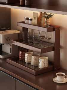 CHUJUN | Minimalist New Chinese Style Display Rack for Cups and Tea Set Multi-layer
