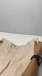 Gutermann Celana Bahan Formal Pria Slim fit Stretch Pants BEGIE Trouser