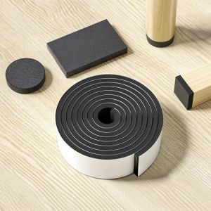 DIY Anti-slip Furniture Pads Mute Mats Bumper Damper Thick Non-Slip Pad Foot Cover Self Adhesive Table Chair Foot Protection Pad