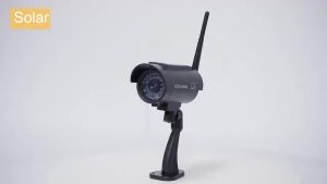 Camera An Ninh Giả Dạng Viên Đạn Chạy Bằng Năng Lượng Mặt Trời Hệ Thống Giám Sát Giả Với Đèn Nhấp Nháy Màu Đỏ Để Trang Trí An Toàn Cho Gia Đình