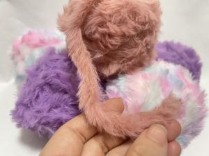 เส้นด้ายขนมิงค์เทียม 50 กรัม/ม้วน สำหรับถักโครเชต์ เสื้อผ้าเด็ก ผ้าพันคอ เส้นด้ายขนมิงค์นุ่มฟู