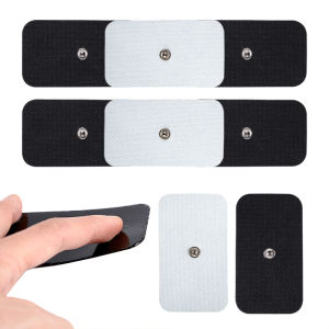 10/20pcs Self-Adhesive Snap Electrode Pads Reusable Massager Gel EMS Muscle Stimulator Massage Patches for Therapy And Fitness