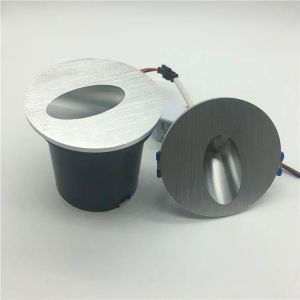 55MM 80MM LED Floor Wall Lamp Embedded Stair Step Corridor Lamp  3W AC85-265V Night Light Indoor Wall Footlight DC12V
