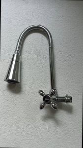 [ FERRUM ] Kran Angsa Fleksibel Keran Cuci Piring Keran Sink Kran Dapur Dinding Kemudi Anti Karat 205-X2 / T