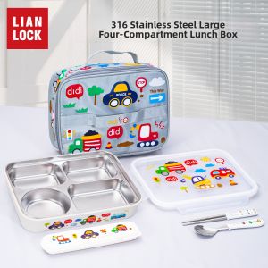 LianLock | Stainless Steel Childrens Lunch Box 316L