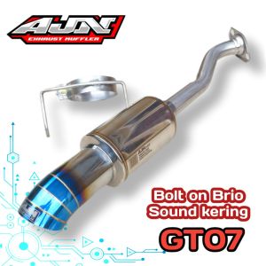 AJN GT07 knalpot bolt on Brio/CLINCER KNALPOT MOBIL/Knalpot mobil universal/cocok untuk semua mobil