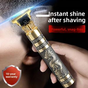 MONLEYTA | German Electric Hair Clipper Mens Oil Head Carving Home Use Self Balding Tool Powerful Long-lasting Battery Hair Trimmer