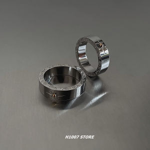 Titanium Steel Ring for Men and Women Couple Style National Wind Harajuku Style Fashion Accessory In Stock