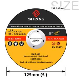 3 Đĩa Cắt Kim Loại Nhựa Đá Mài Cho Máy Mài Góc Lưỡi Cưa 75/115/125 Mm Thép Cắt Gỗ Dụng Cụ Nhà DIY