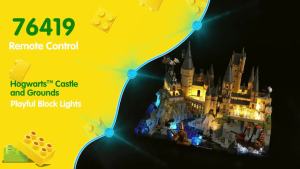 Kyglaring LED Light Kit Suitable for Lego 76419 Harry Potter Hogwarts Building Blocks Decorative Lamp Not Include Lego Building