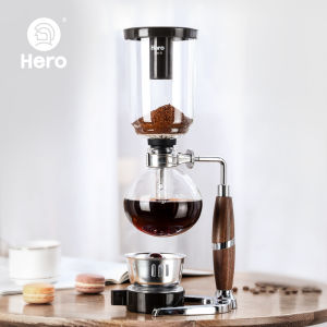 Manual Coffee Brewing Set Glass Siphon Coffee Pot Hero Home Use Coffee Machine Aesthetic Slow Coffee Ceremony Kit