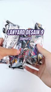 Lanyard Name Tag Custom Nama Satuan Series Doodle Tali Lanyard Free Holder Aesthetic